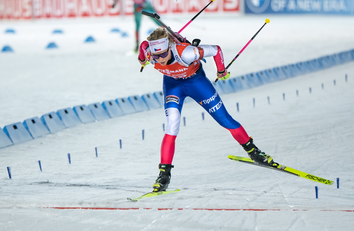 Markéta Davidová, sprint žen, SP Östersund 2025